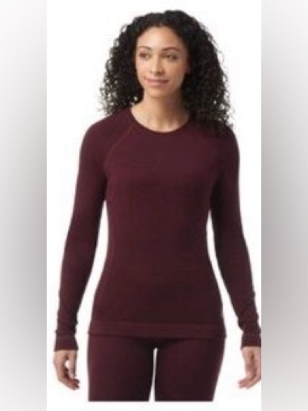 Smartwool heather red Classic Thermal Merino Base Layer Crew Plus 3X